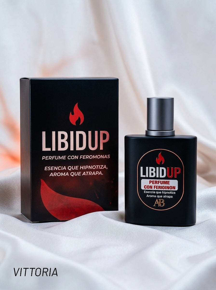PERFUME VIRAL CON FEROMONAS LIBIDUP (HOMBRE)